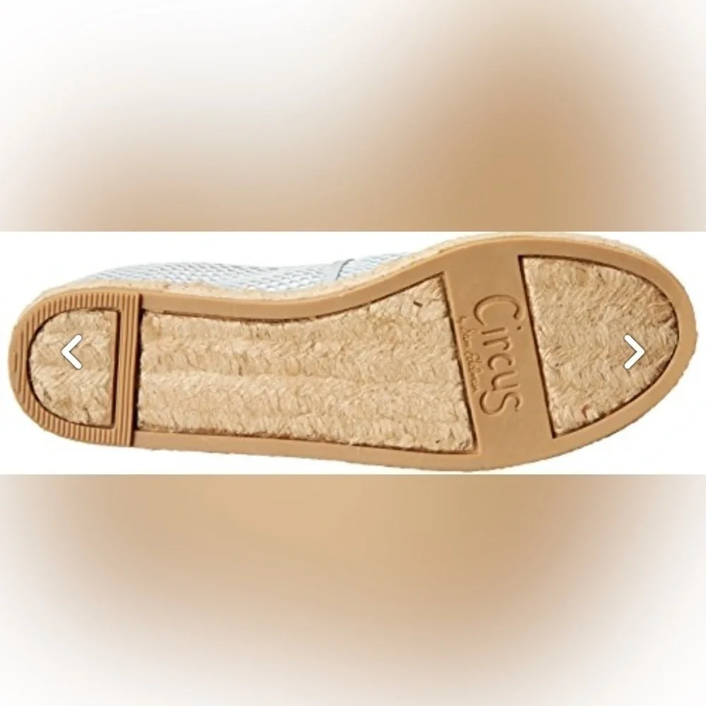 Circus by Sam Edelman Women’s Espadrilles Size 6.5 Blue Lena Nautical Preppy